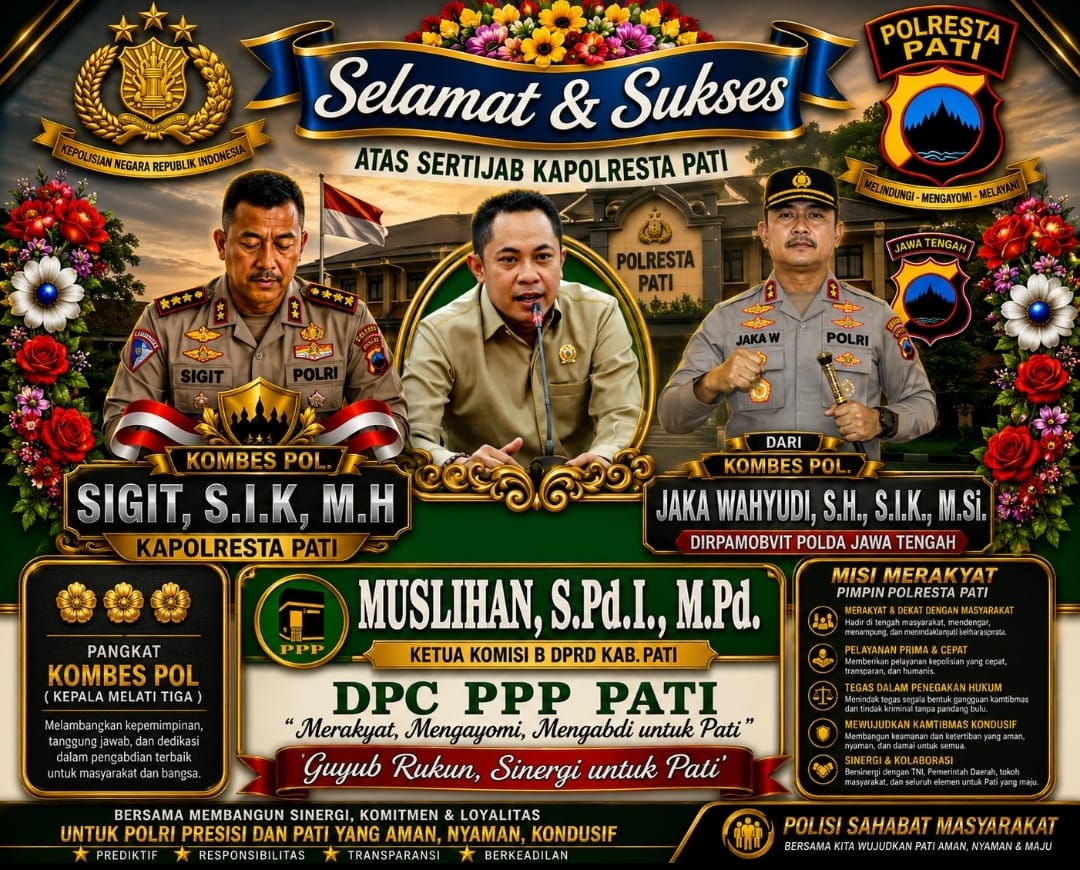 Muslihan : Sinergitas Polri dan Masyarakat Jadi Kunci Pati Kondusif